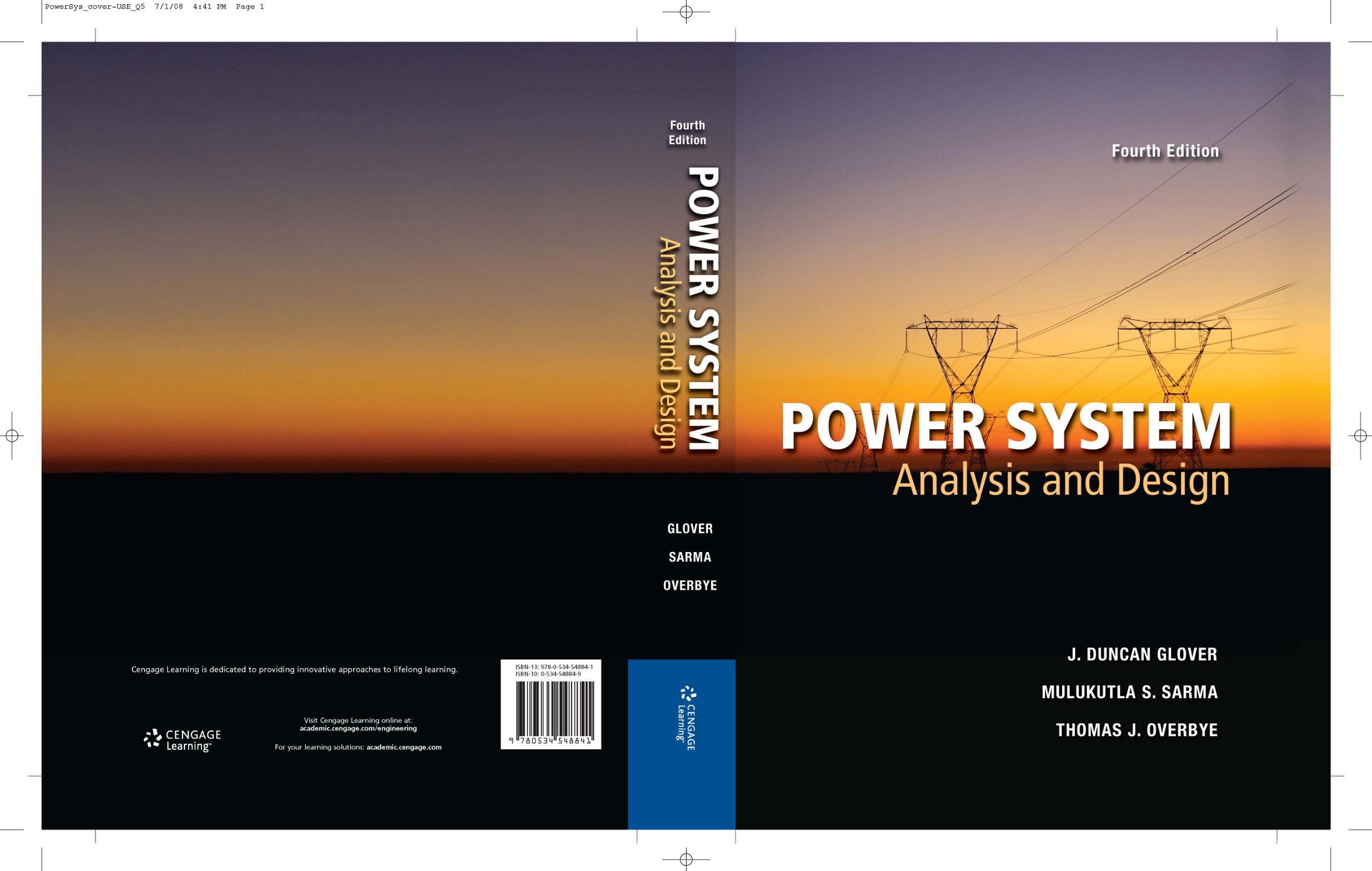 Power Systems Analysis and Design by J. Duncan Glover Goodreads