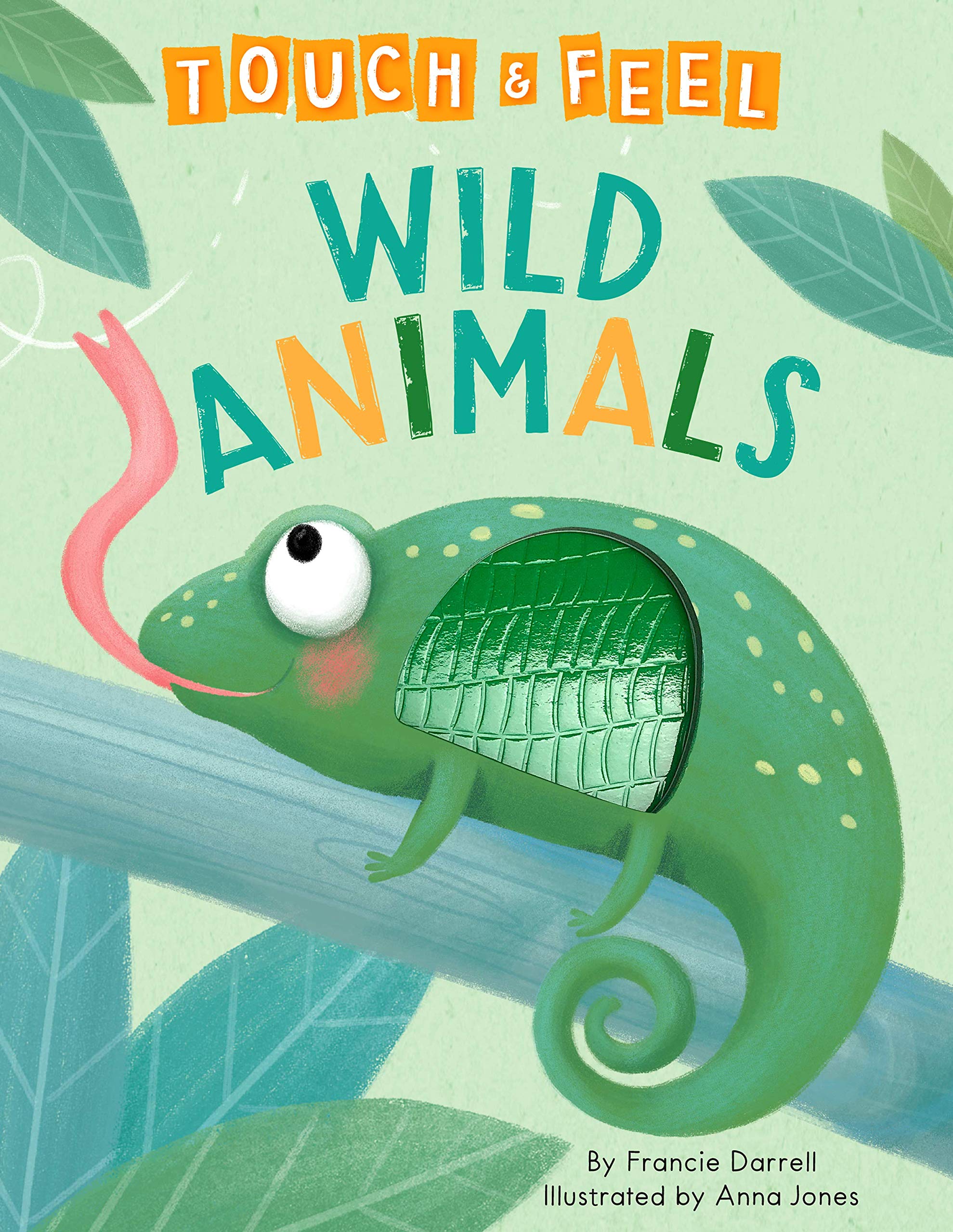 Wild Animals: A Touch and Feel Book - Children's Board Book - Educational