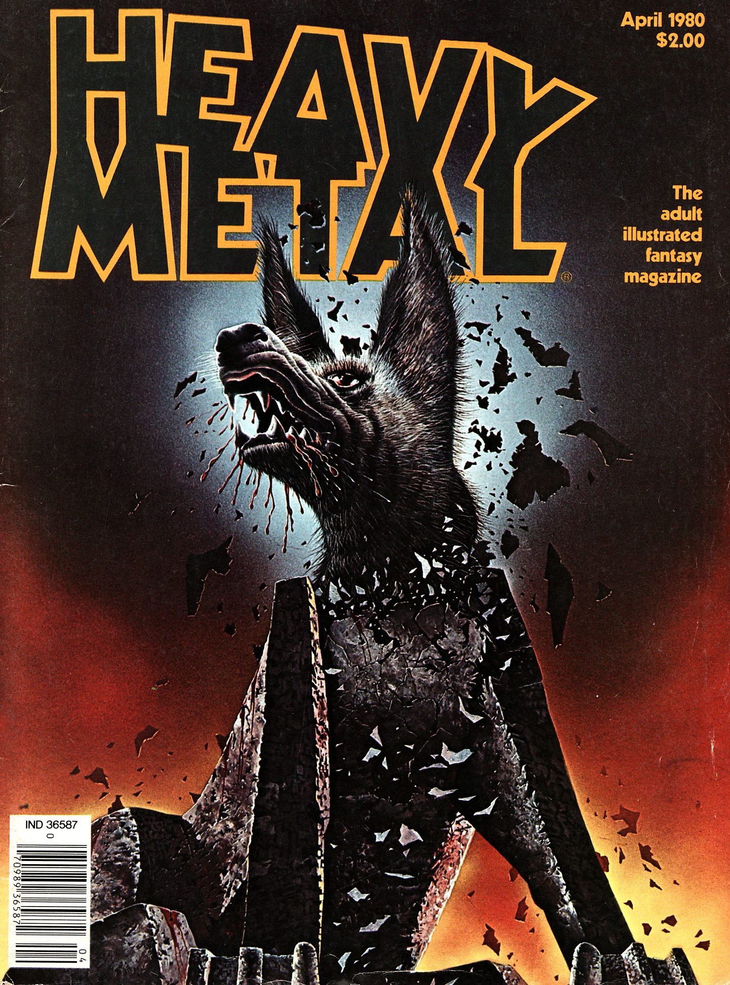 Heavy Metal, April 1980 book cover