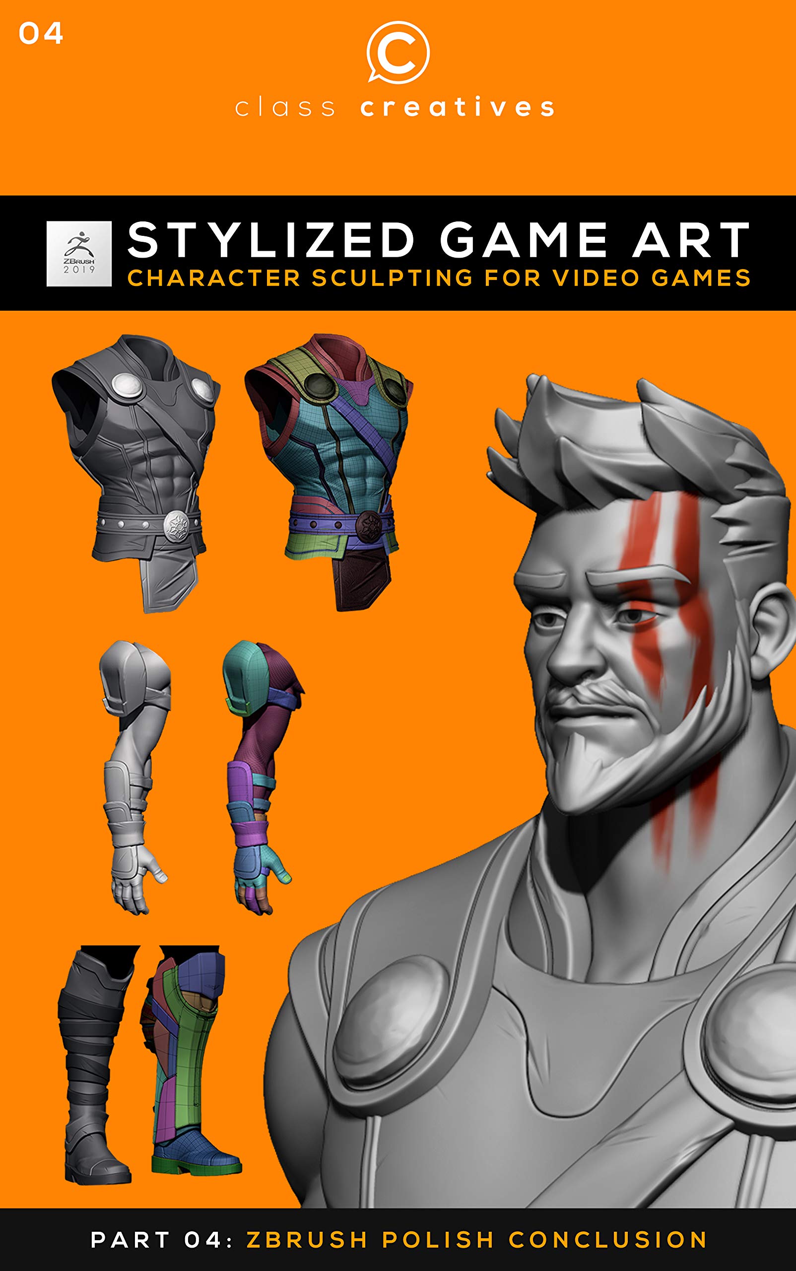 Stylized Game Art | Character Sculpting for Video Games | Part 4 ...