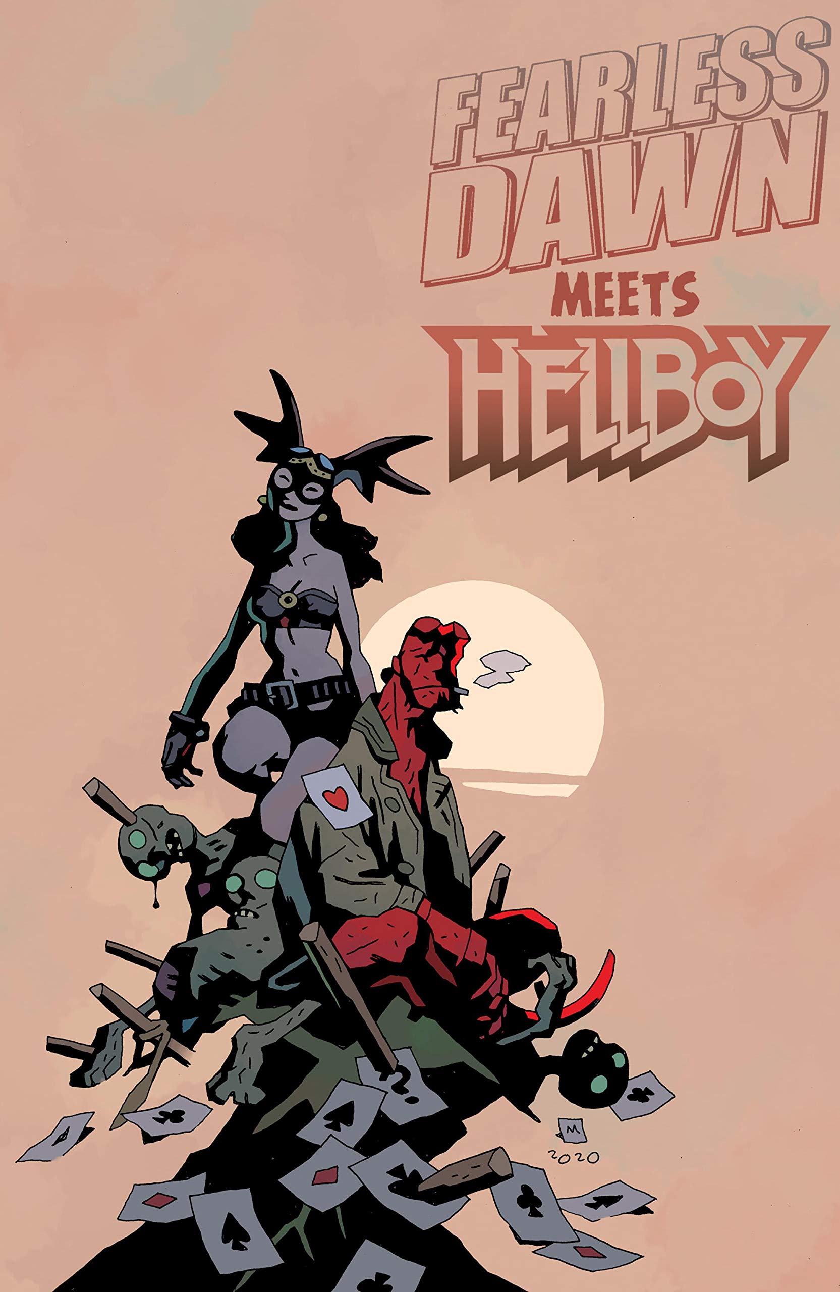 Fearless Dawn Meets Hellboy book cover
