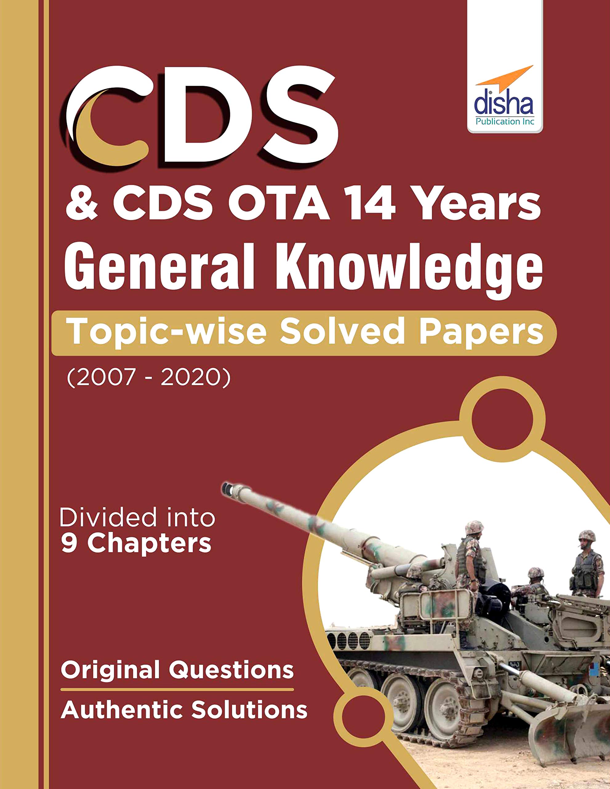 CDS & CDS OTA 14 Years General Knowledge Topic wise Solved Papers by