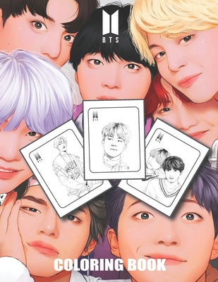 BTS coloring book: Ideal Bangtan Boys Coloring Book for KPOP & ARMY ...