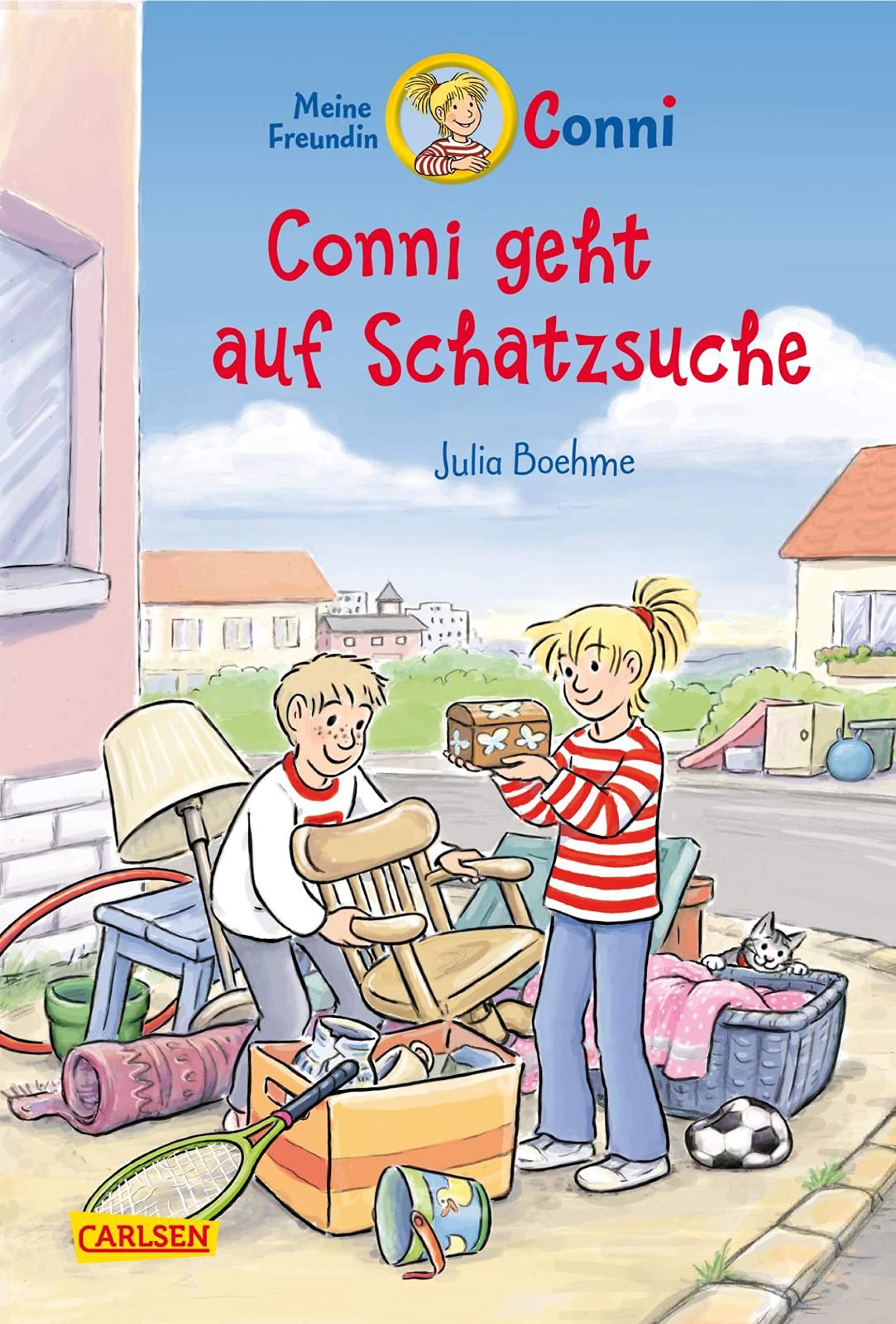 Conni geht auf Schatzsuche book cover