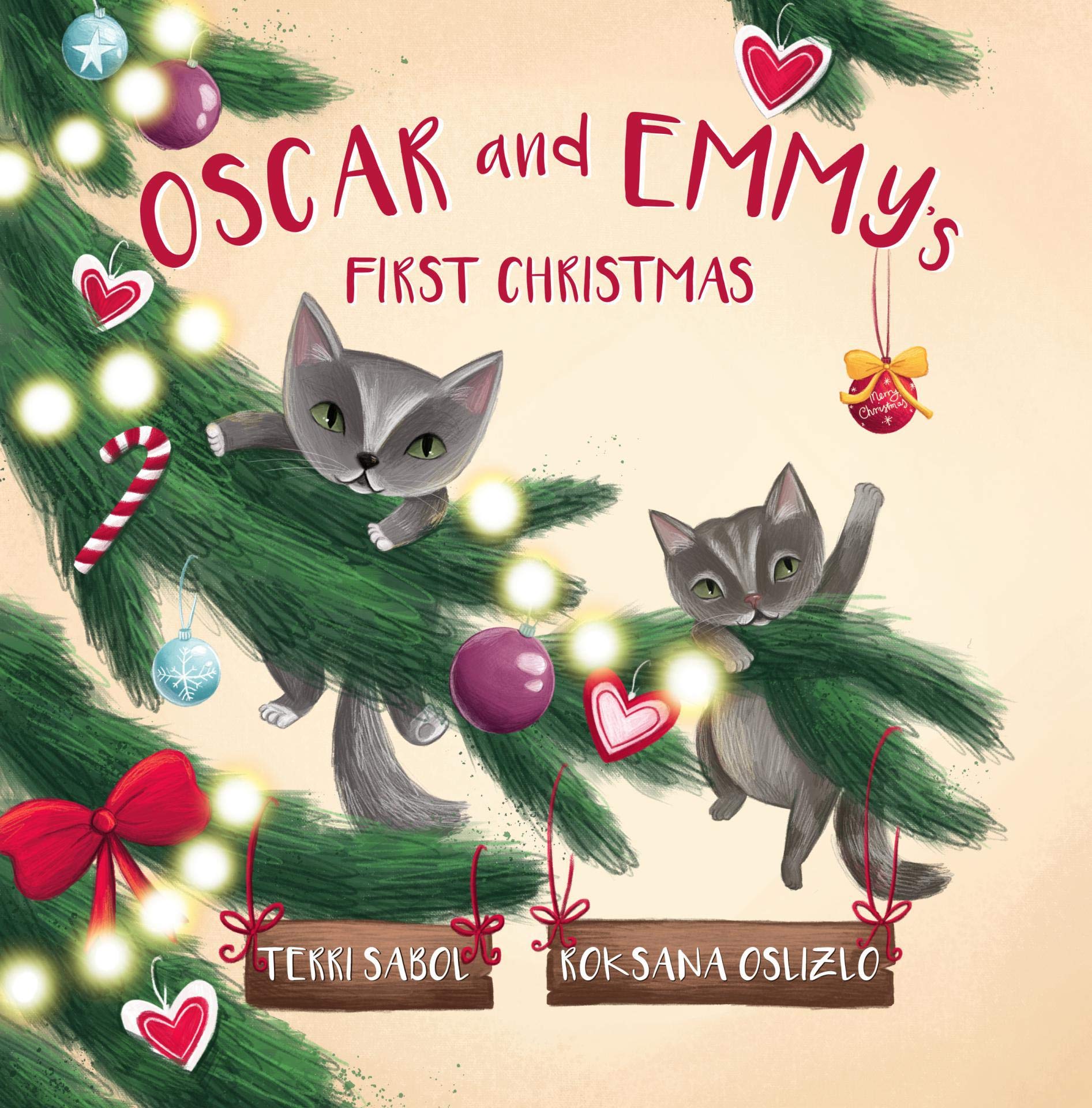Oscar and Emmy's First Christmas: An adorable Christmas story of two rescue kittens enjoying the holidays.