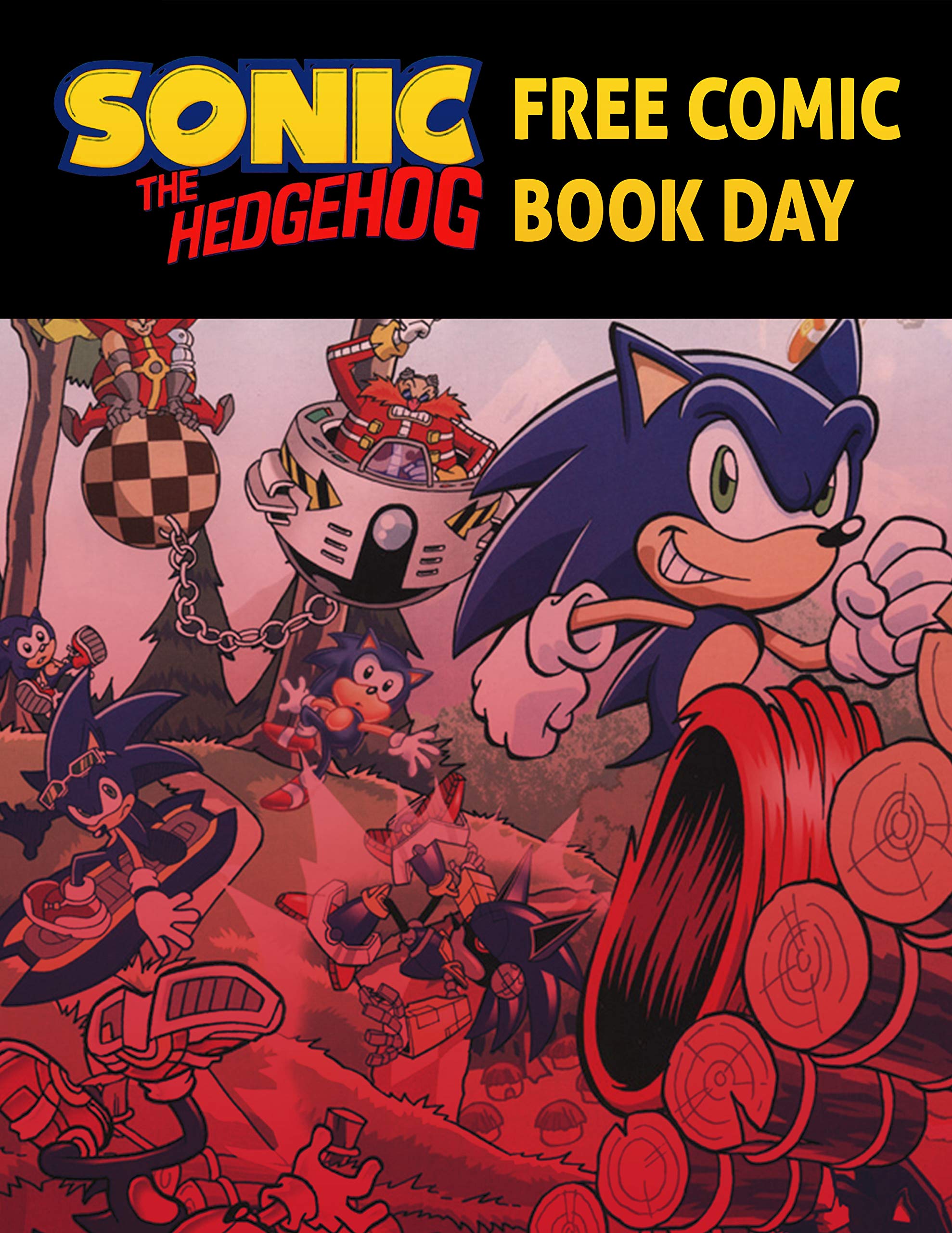 Sonic: The Hedgehog Free kids comic books Day Edition Special Collection comic fan