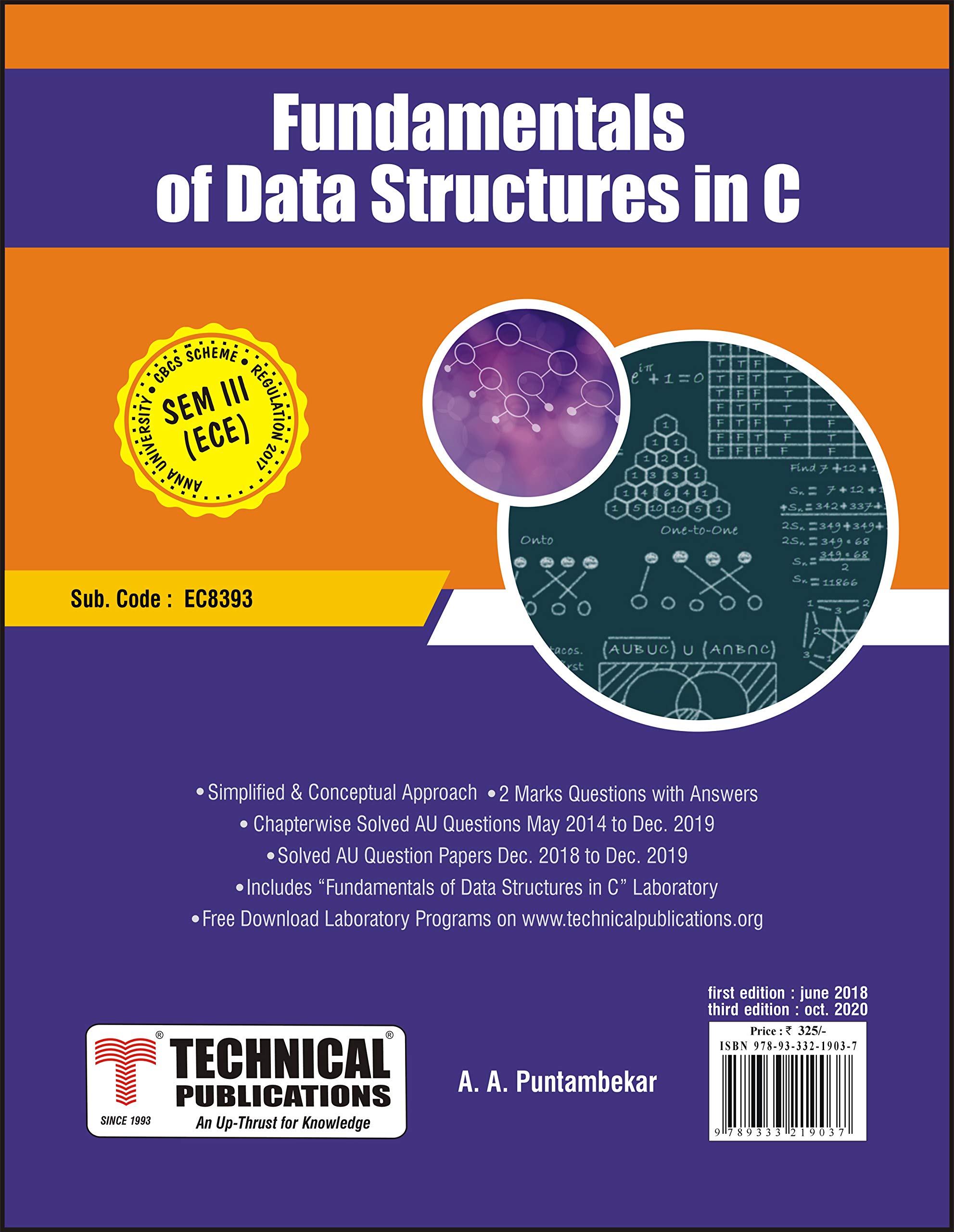 Fundamentals of Data Structures in C for BE Anna University R17 CBCS ...