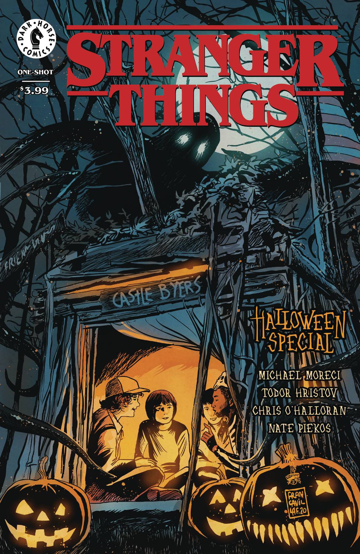 Stranger things Halloween special book cover