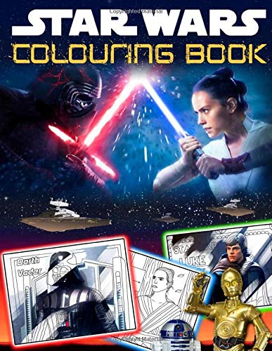 Star Wars Colouring Book: Star Wars Giant Colouring Book With Top ...