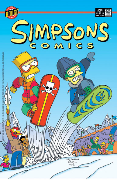 Simpsons Comics, #34 book cover