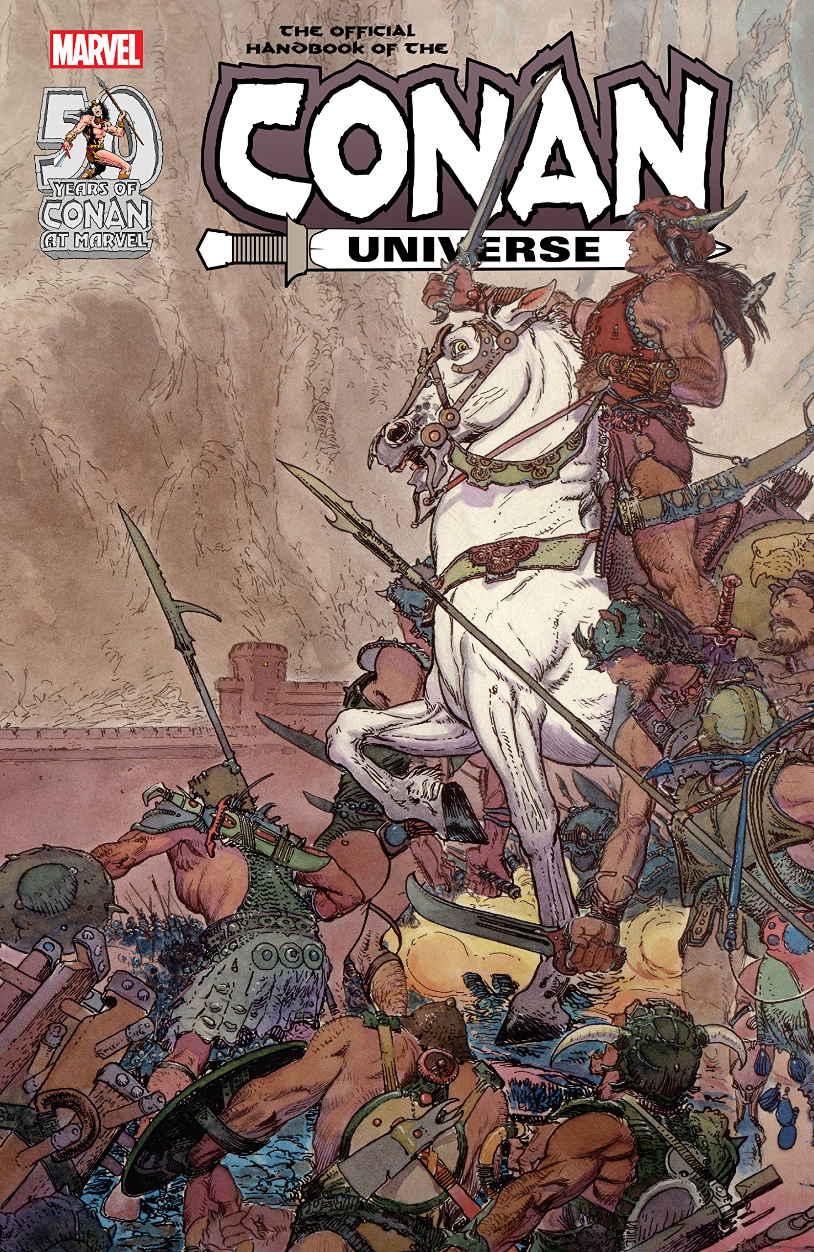 The Official Handbook of the Conan Universe Anniversary Edition #1 book cover