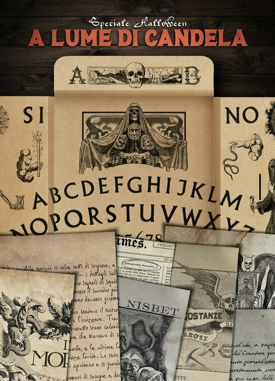 A lume di candela book cover