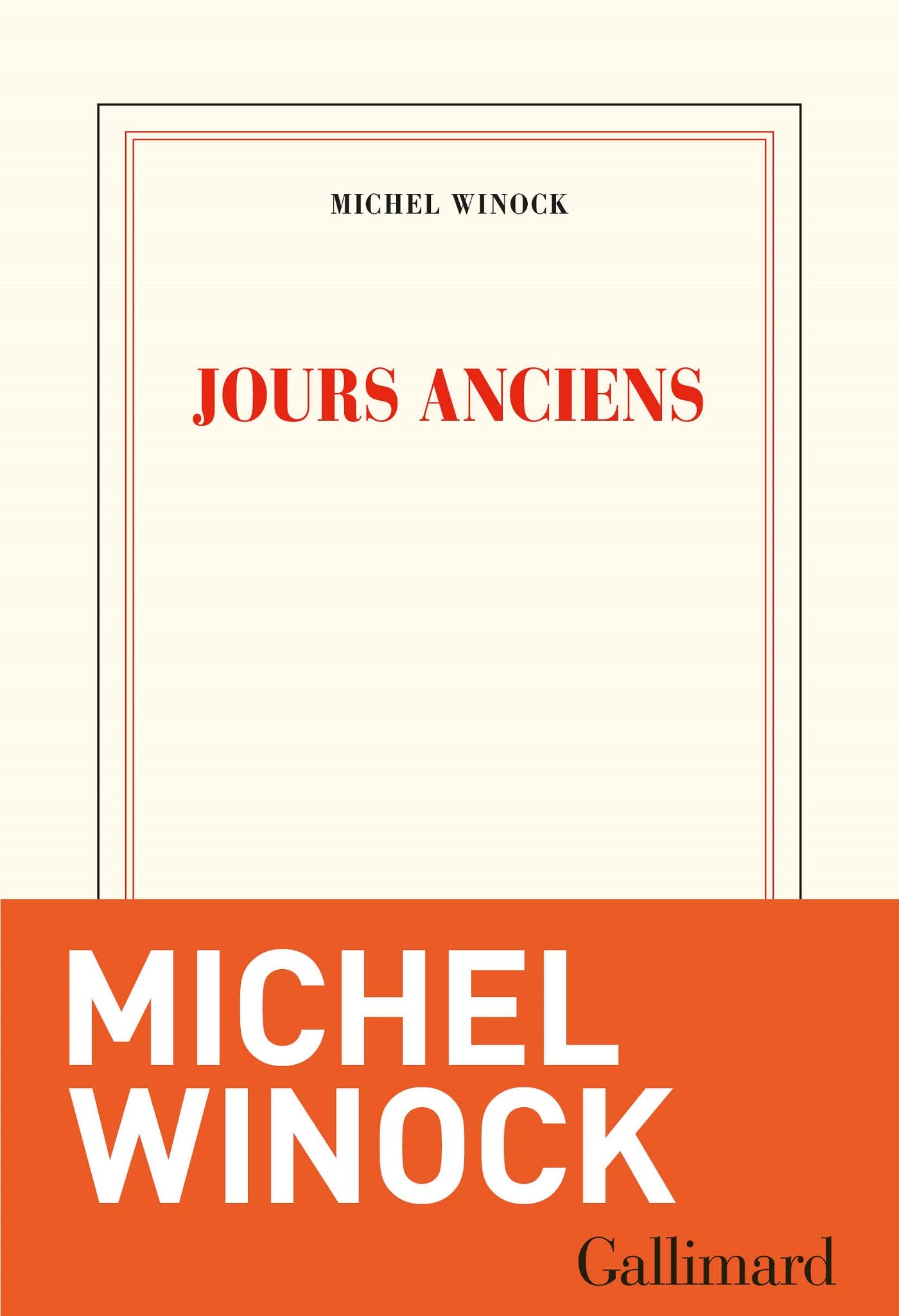 Jours anciens book cover