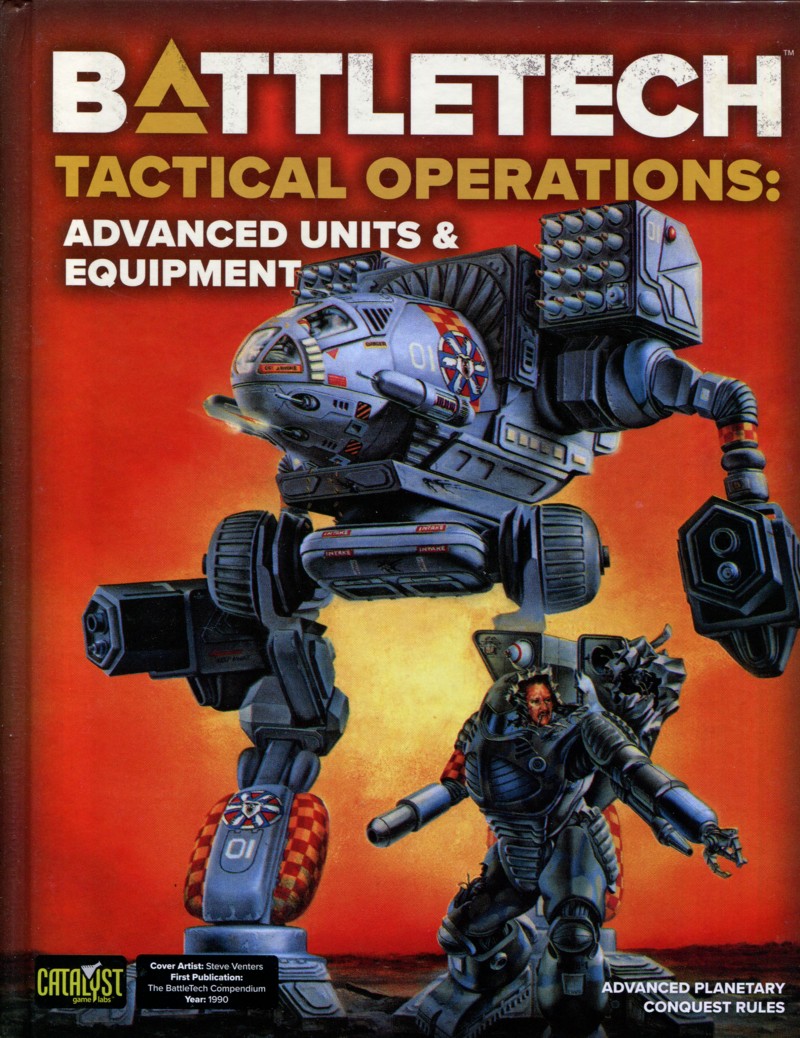 BattleTech Tactical Operations book cover