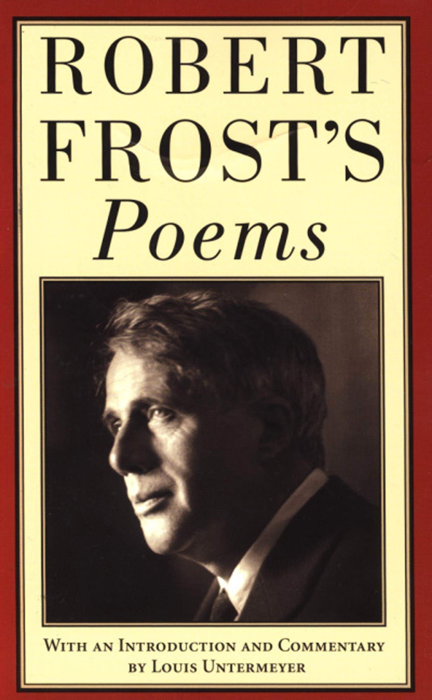 Poems of Robert Frost book cover