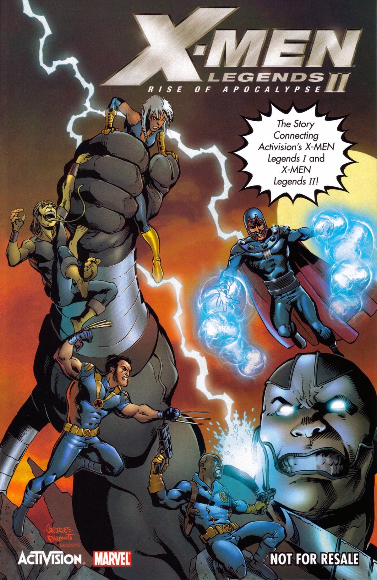 X-Men Legends II book cover