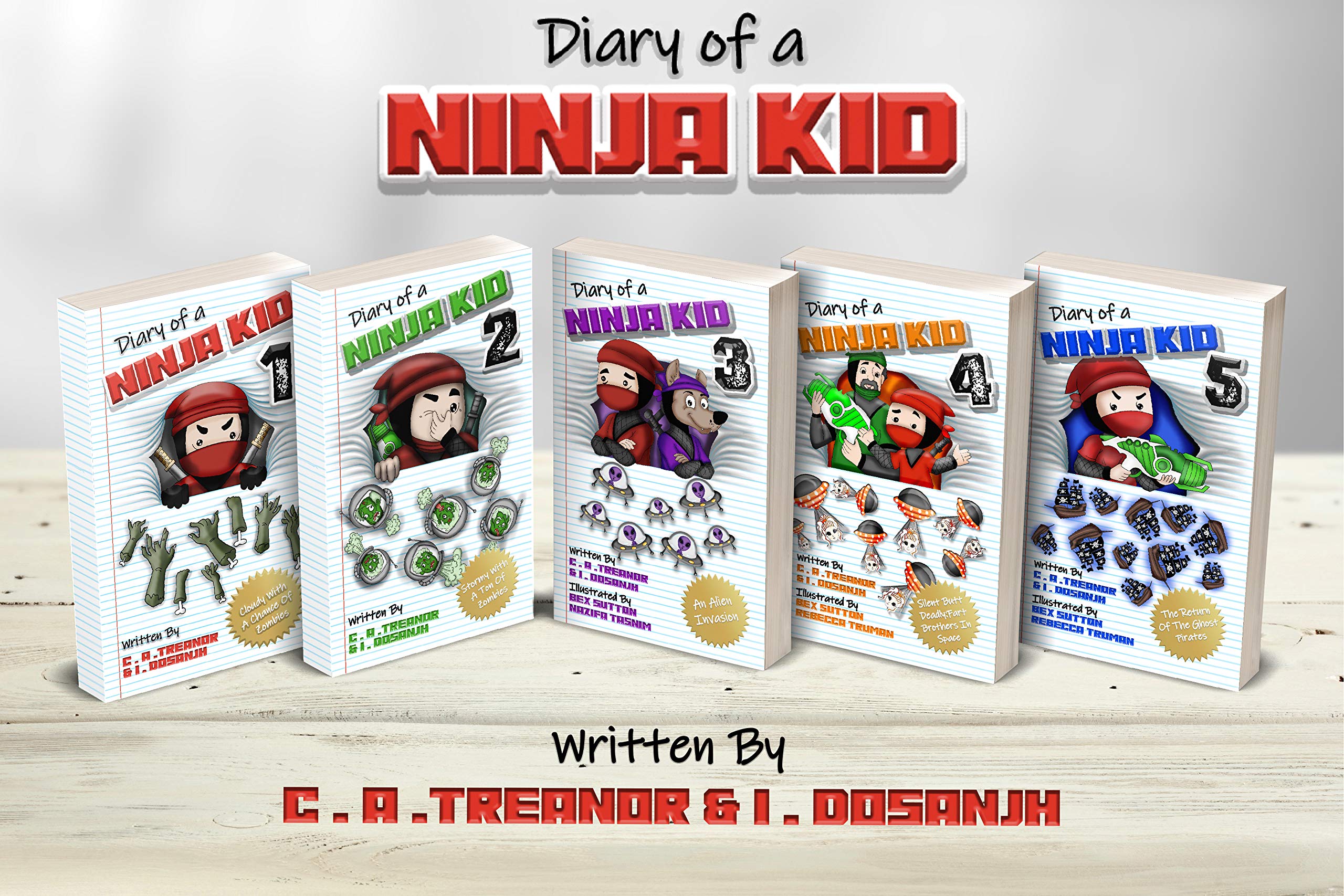 Diary Of A Ninja Kid: COMPLETE SERIES COLLECTION #1-5