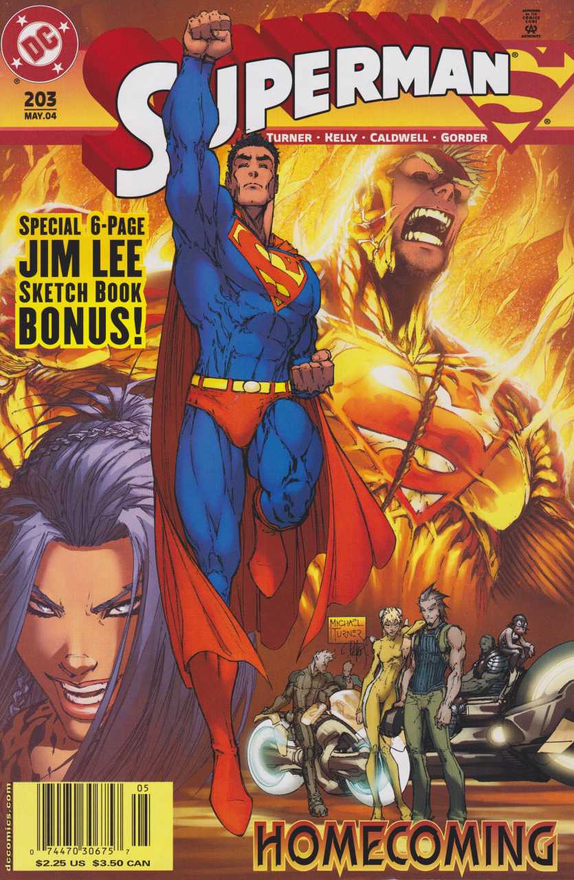 Superman (1987-2006) #203 book cover