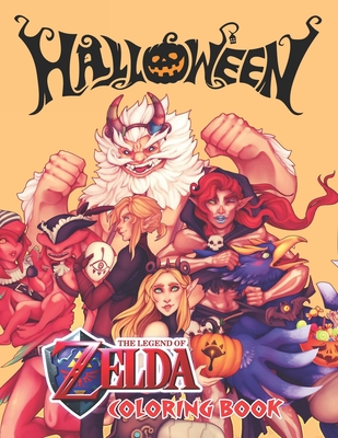 The Legend of Zelda Halloween Coloring Book: Amazing Coloring Book For ...