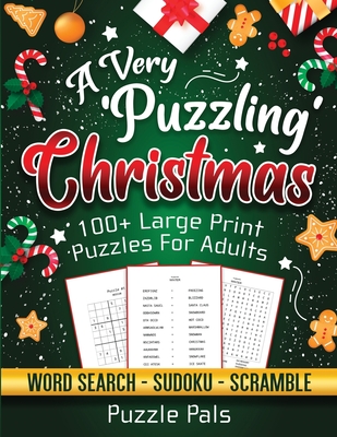 A Very Puzzling Christmas: 100+ Large Print Puzzles For Adults by ...