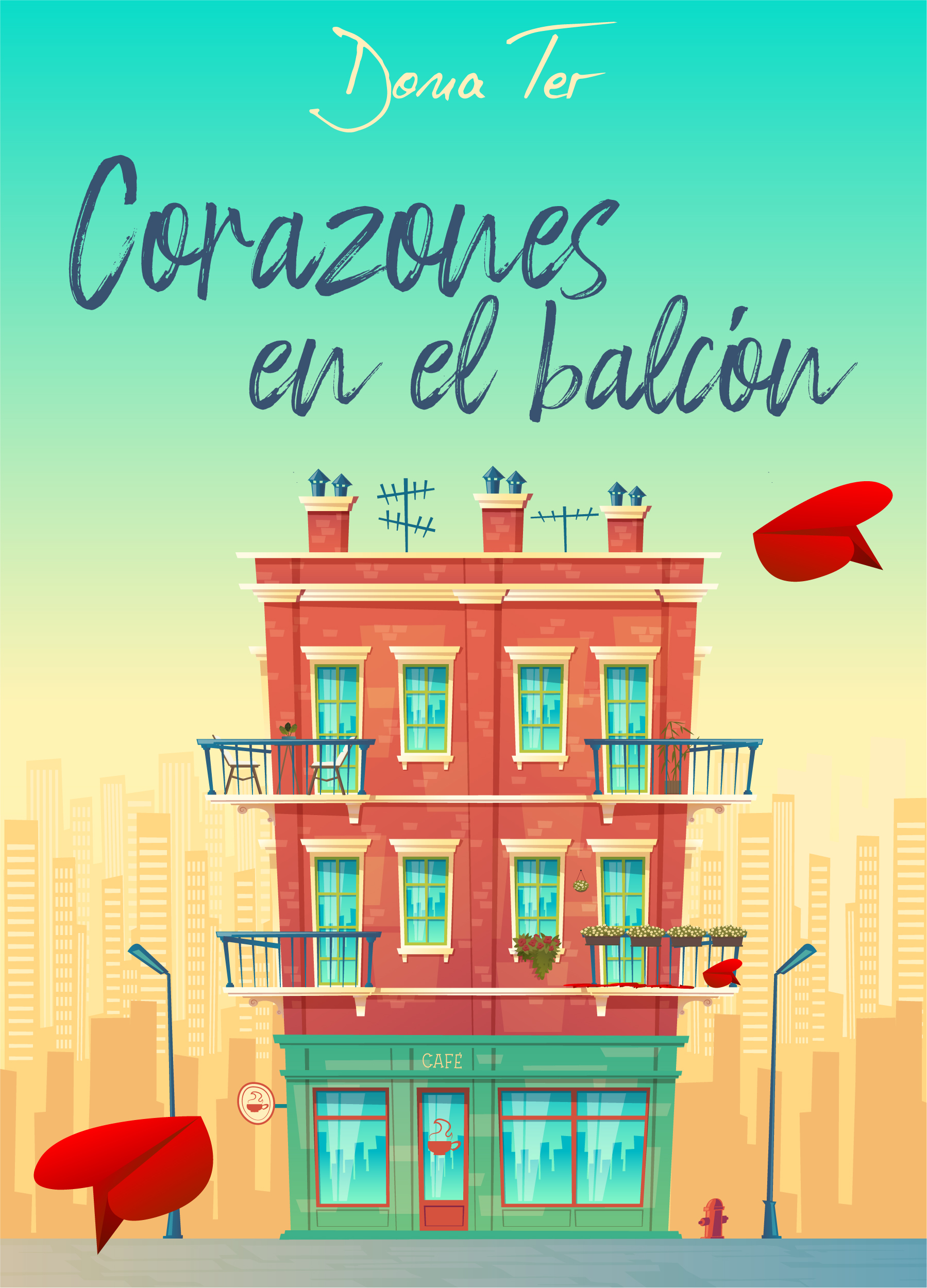 Corazones en el balcón