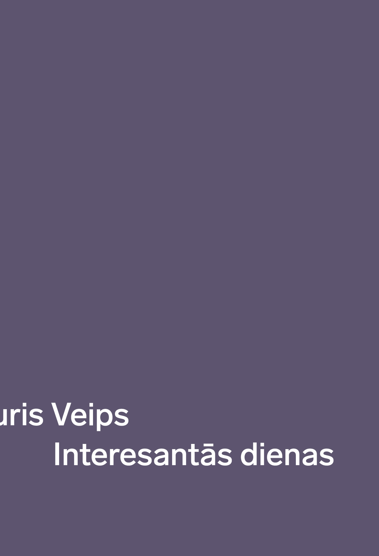 Interesantās dienas book cover