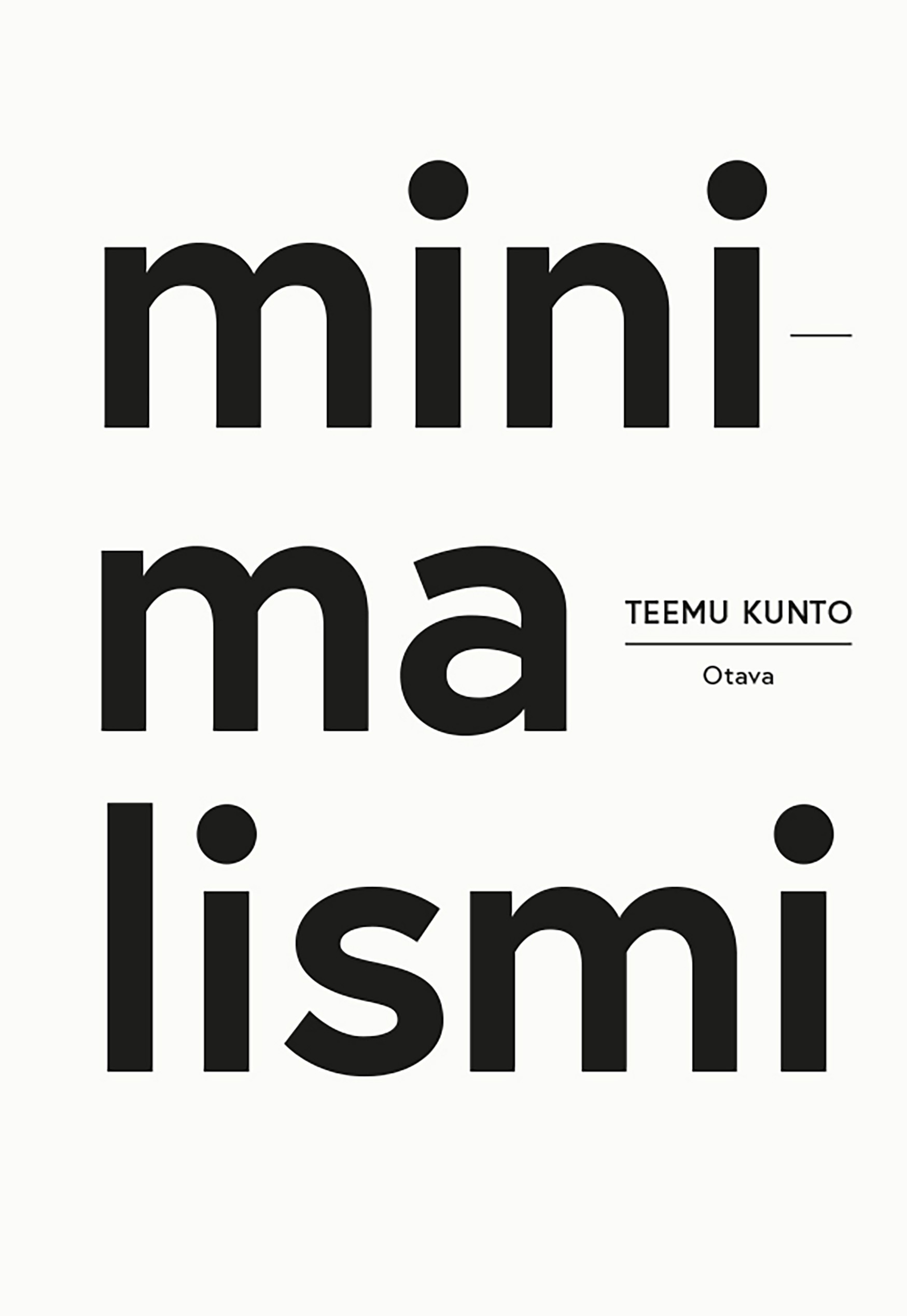 Minimalismi