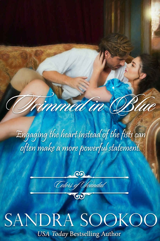 Trimmed in Blue book cover