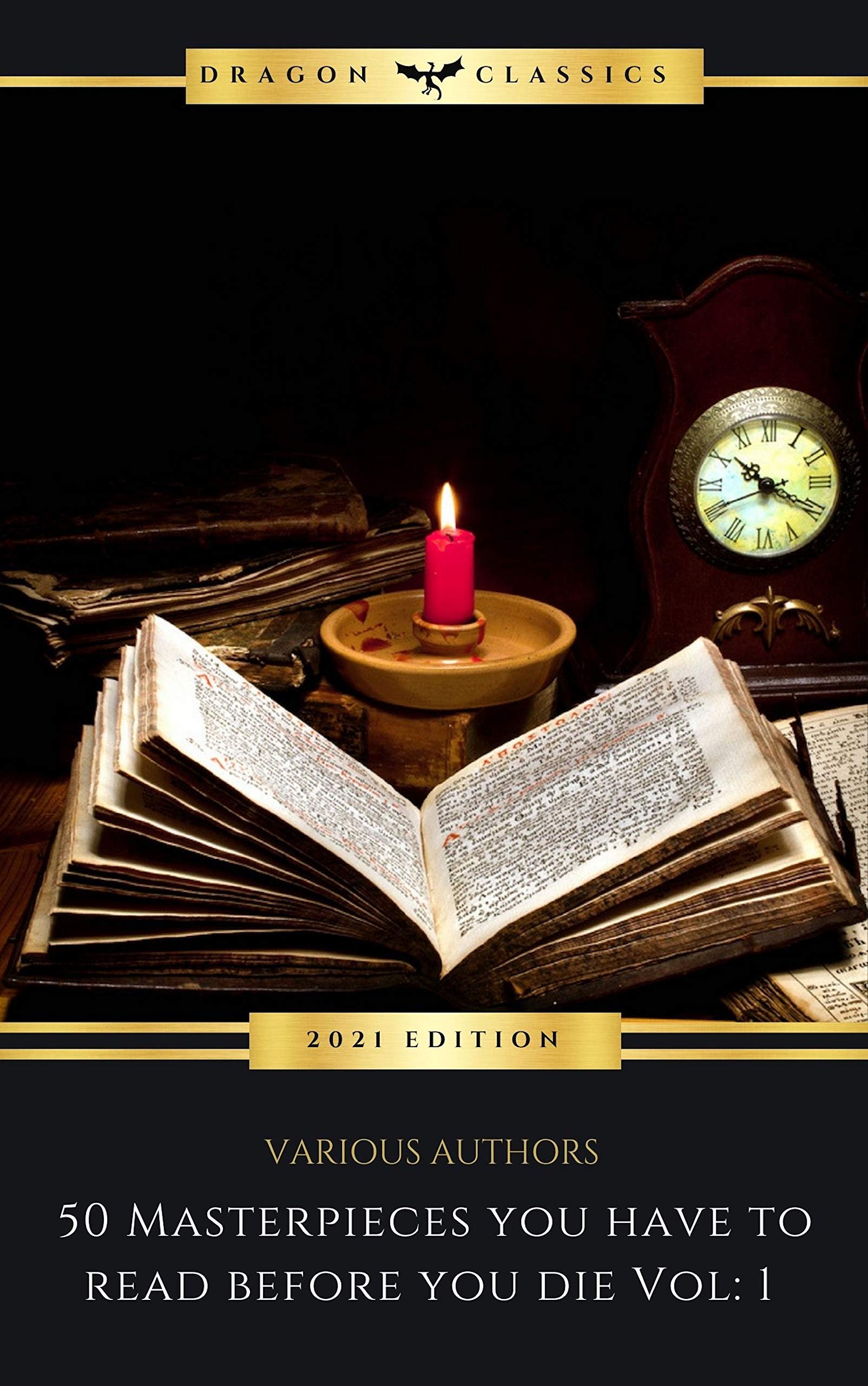 50 Masterpieces you have to read before you die vol book cover