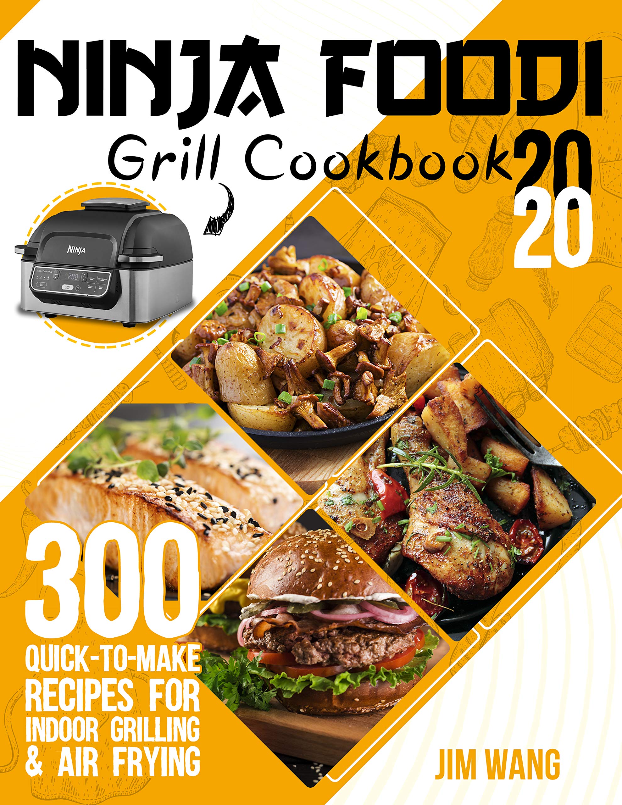 Ninja Foodi Grill Cookbook For Beginners 1000Days Quick & Easy