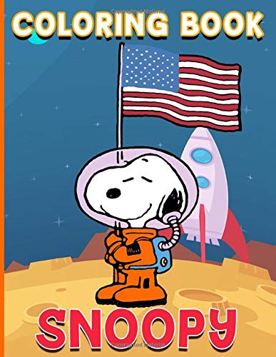 Snoopy Coloring Book: Snoopy Anxiety Coloring Books For Adults, Tweens ...