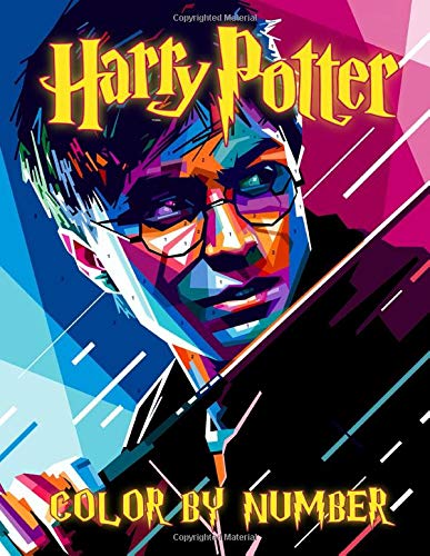 Harry Potter Color By Number Coloring Book: Creatively Enjoying ...