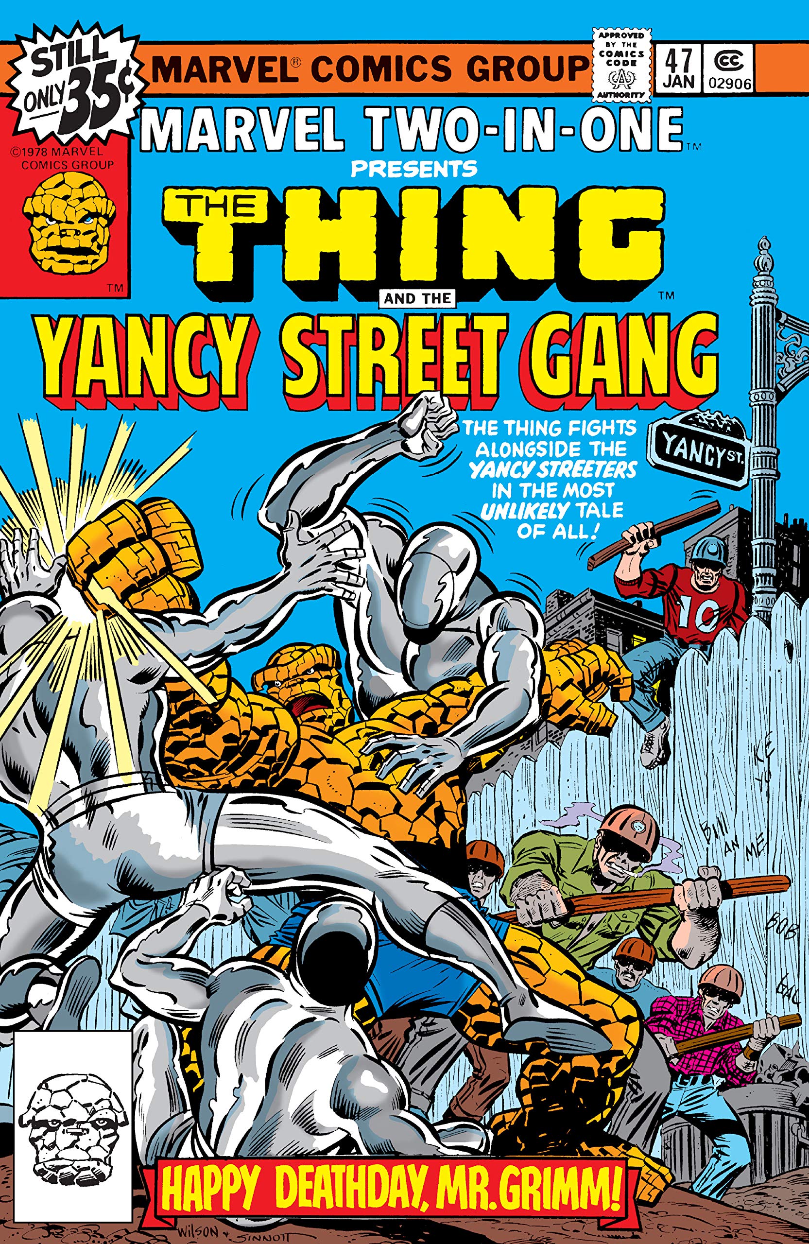 Marvel Two-In-One #47 book cover