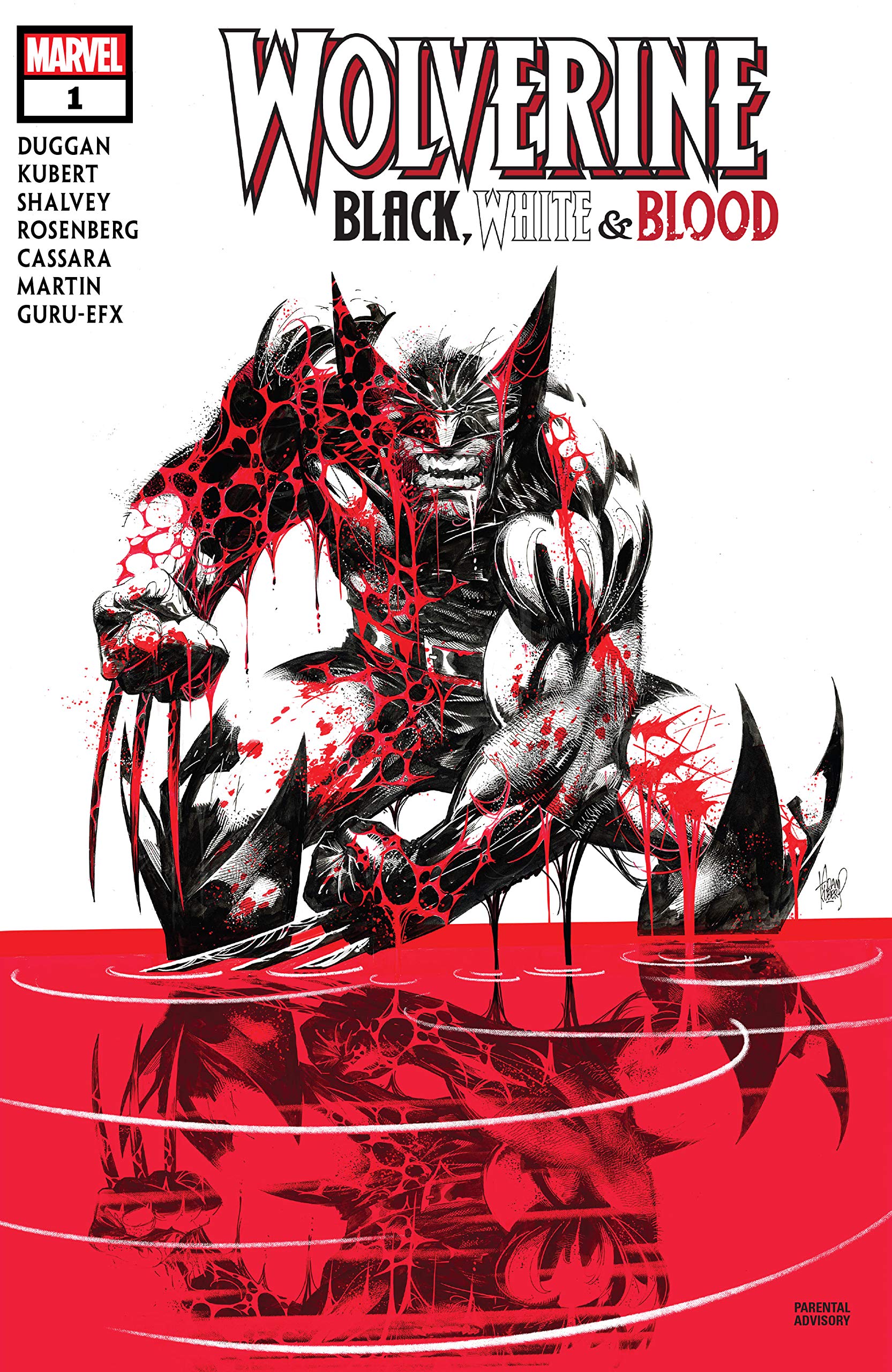 Wolverine: Black, White & Blood book cover 1