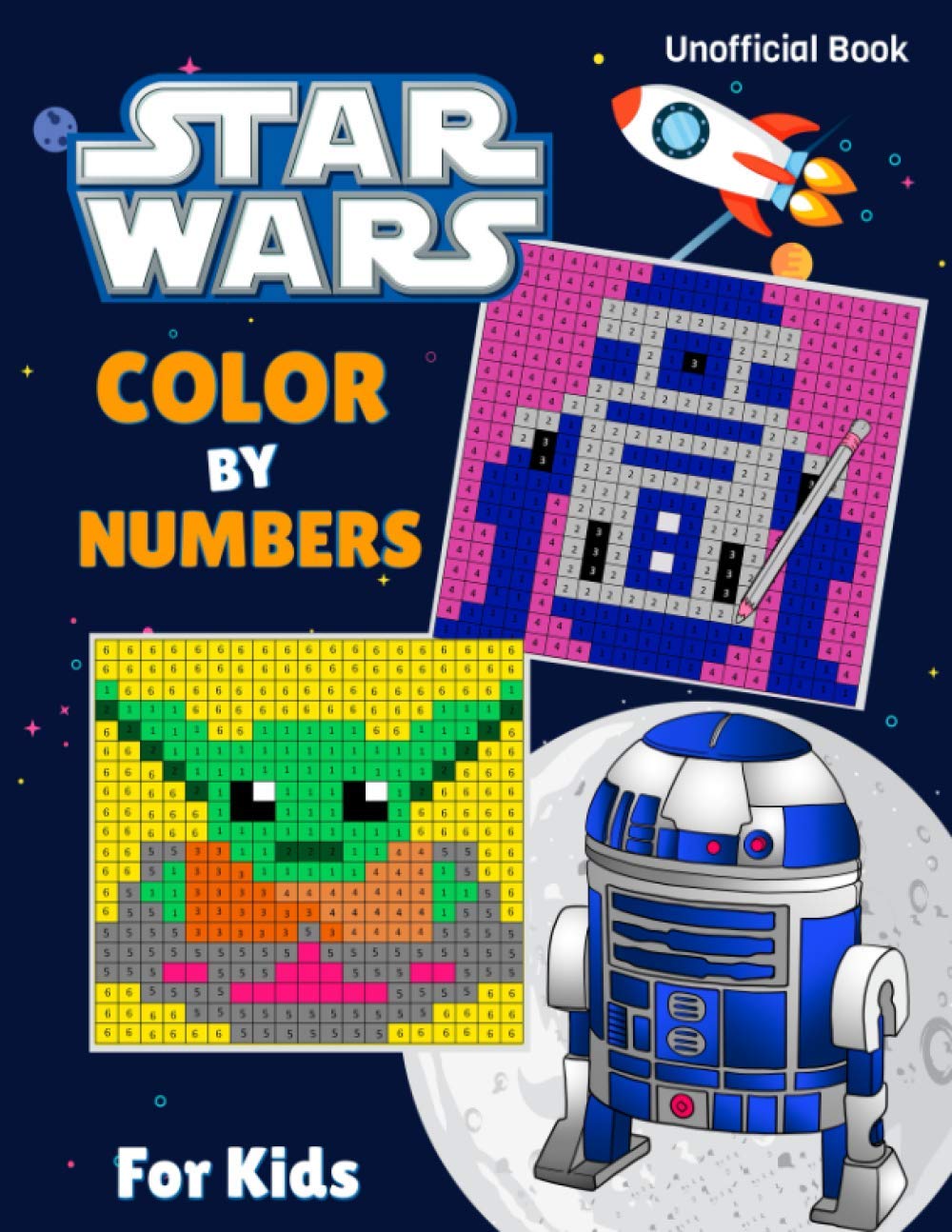 Star Wars Color By Numbers: Fun Coloring and Activity Book For Kids ...