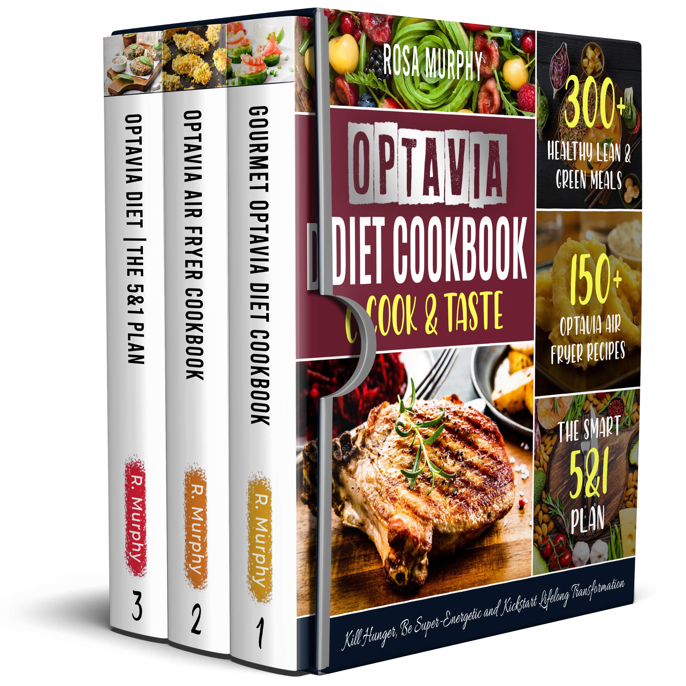 Optavia Diet Cookbook Cook and Taste 300+ Healthy Lean & Green Meals 150+ Optavia Air Fryer