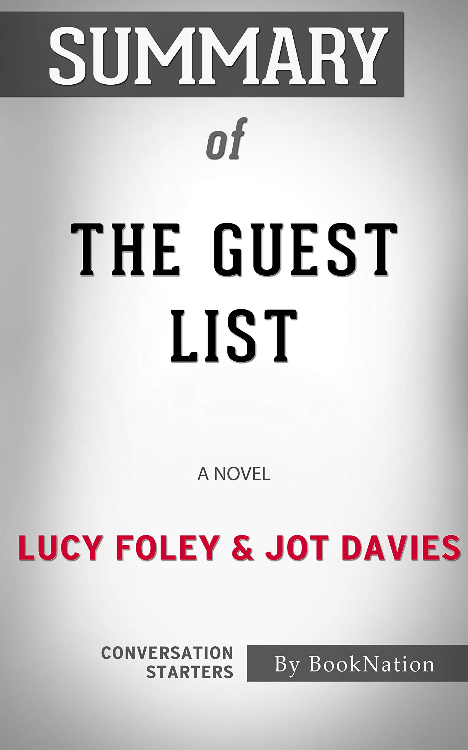 Summary of The Guest List A Novel Conversation Starters by Paul Adams Goodreads