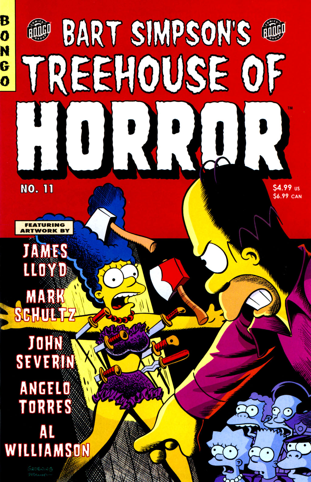 treehouse of horror #11 book cover