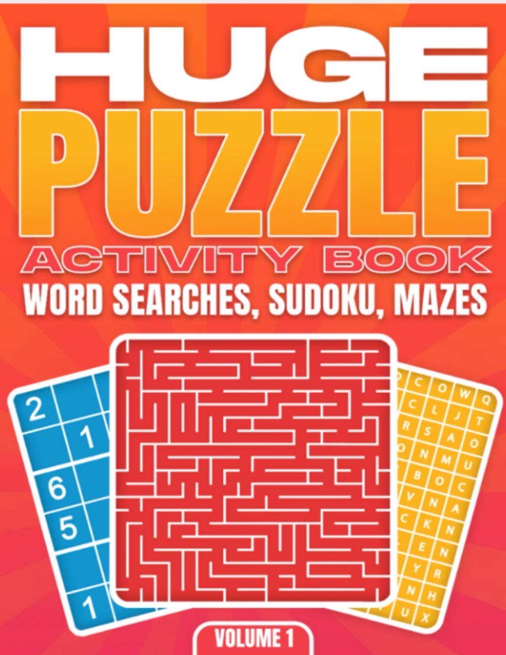 Huge puzzle activity book word searches, sudoku, mazes volume 1 by Rebecca King Goodreads