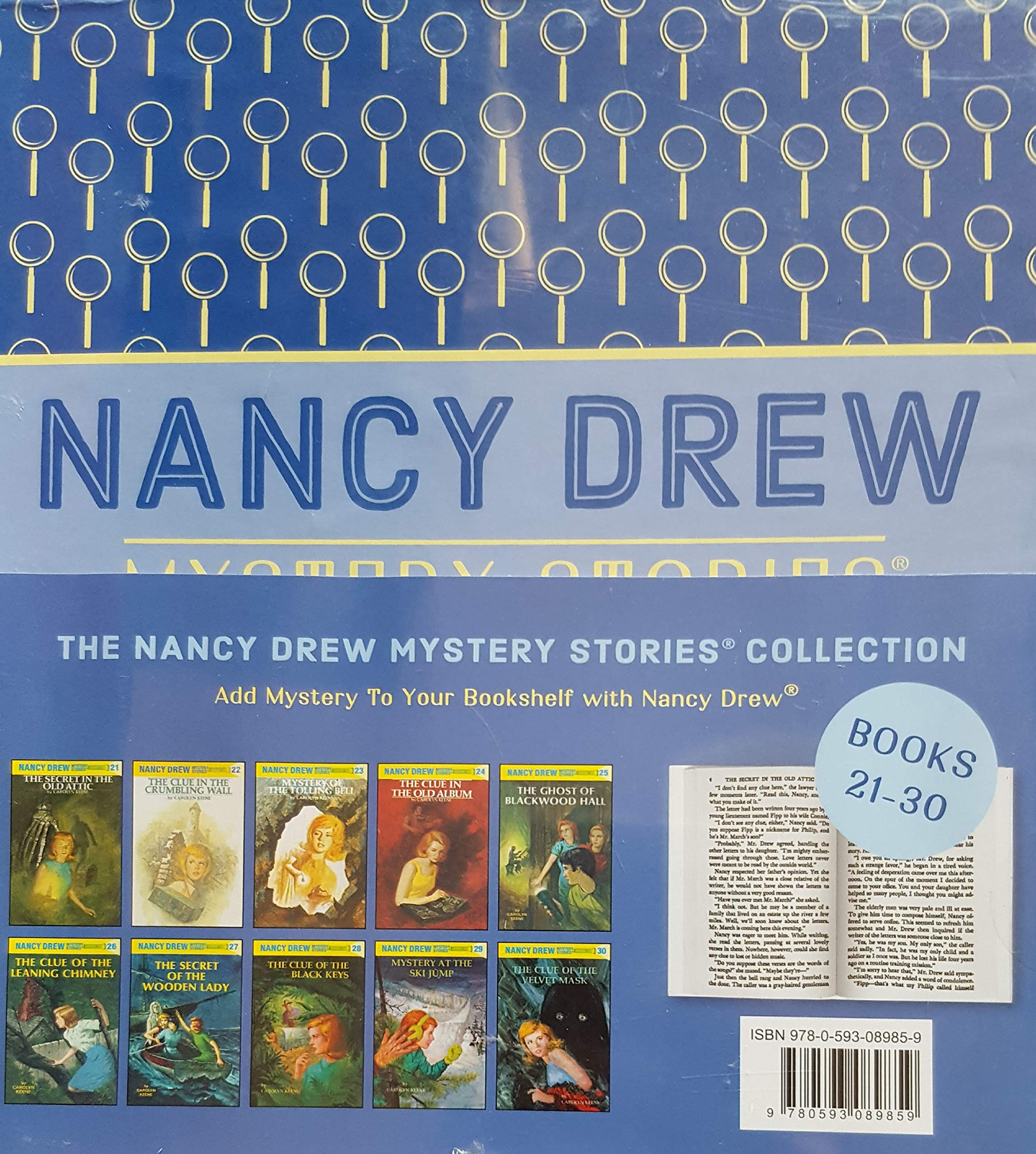Nancy Drew Books 21-30 The Nancy Drew Mysteries Collection Box Set by