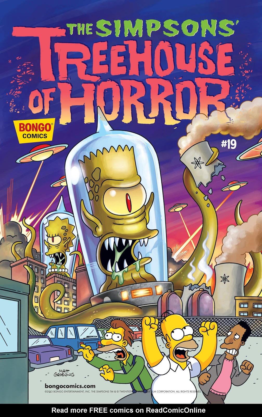 Treehouse of horror #19 book cover
