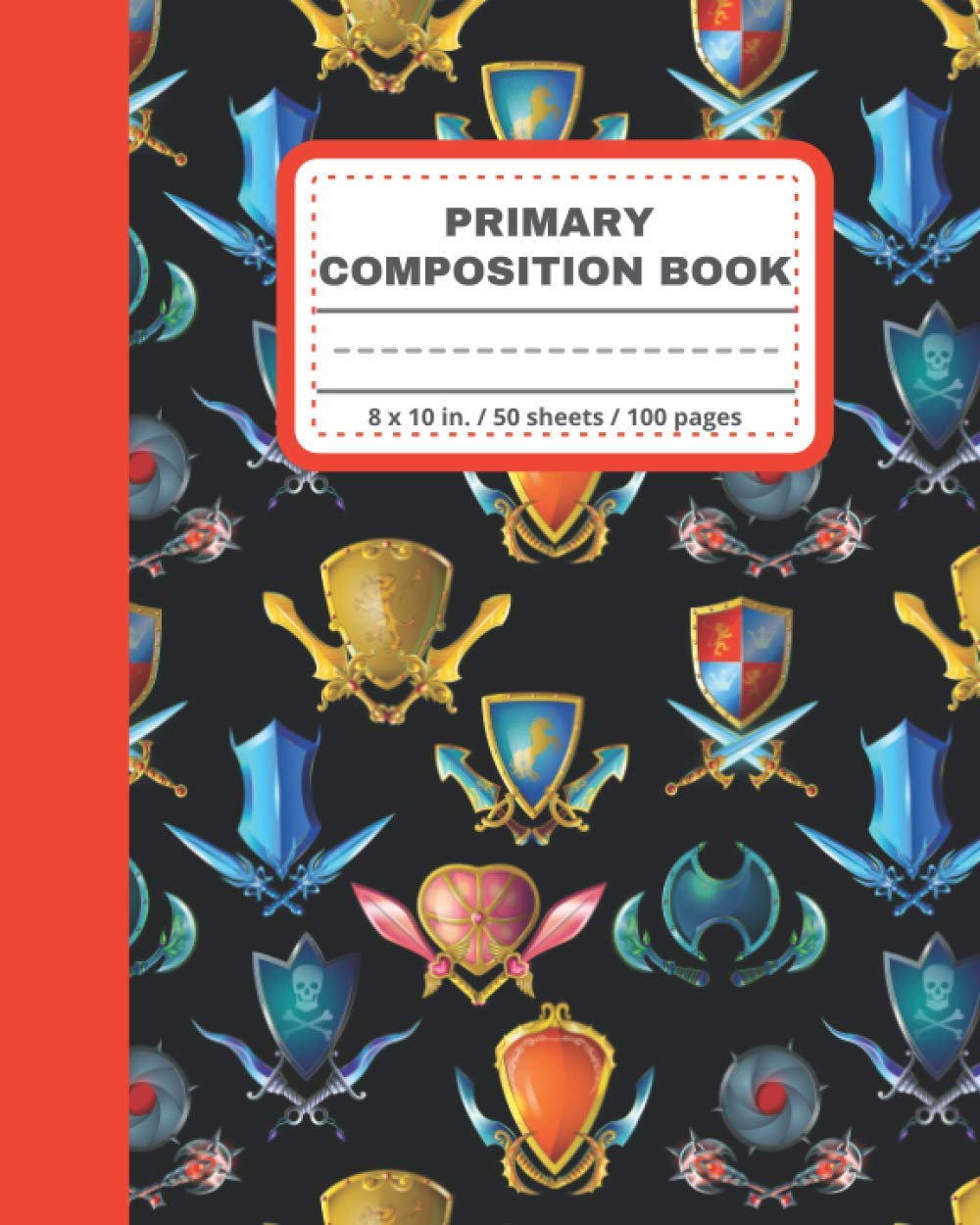 Primary Composition Book Emblems And Coat Of Arms Book For Kids Draw