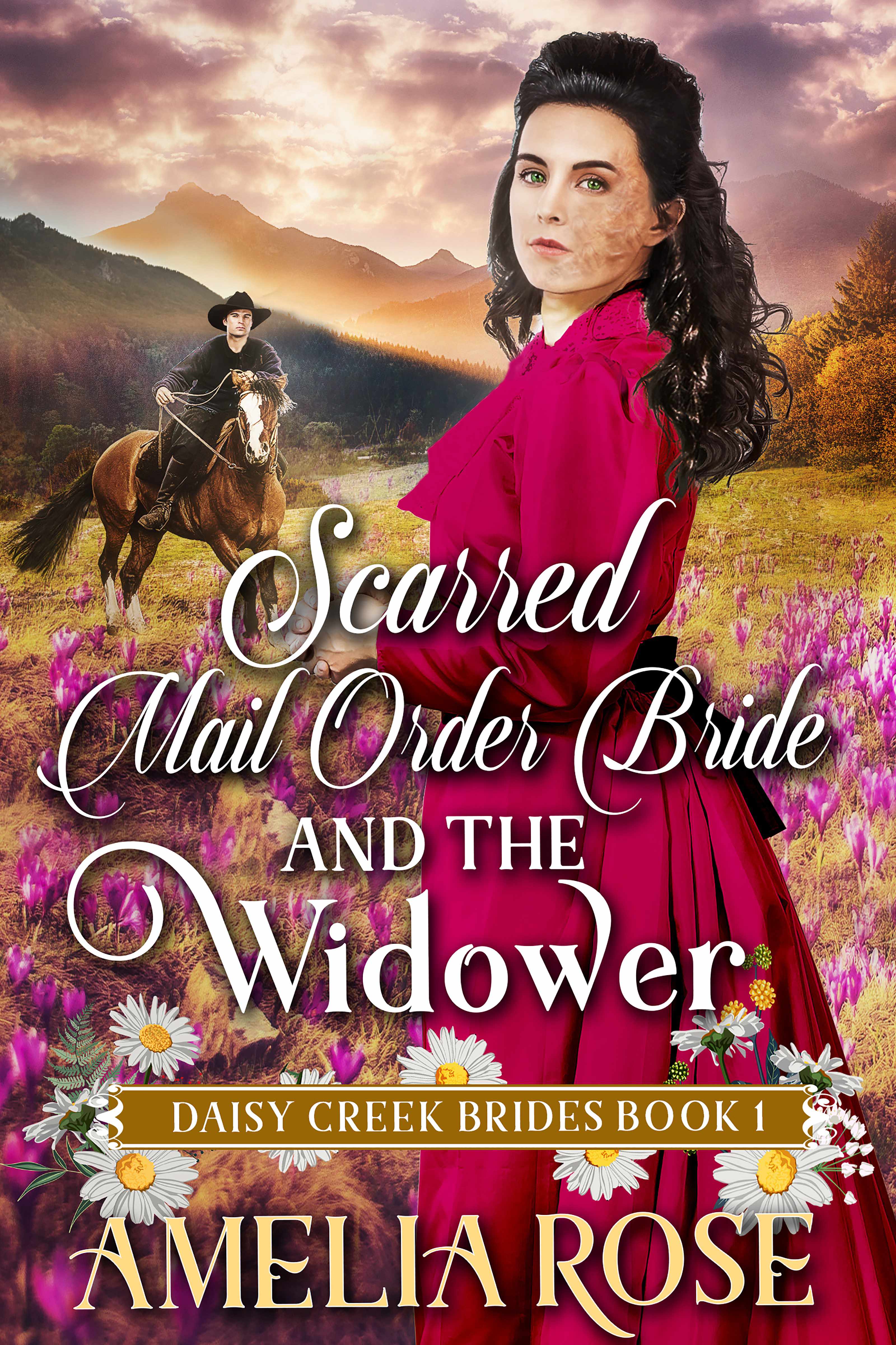 Scarred Mail-Order Bride and the Widower book cover