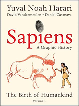 Sapiens: A Graphic History book cover 1