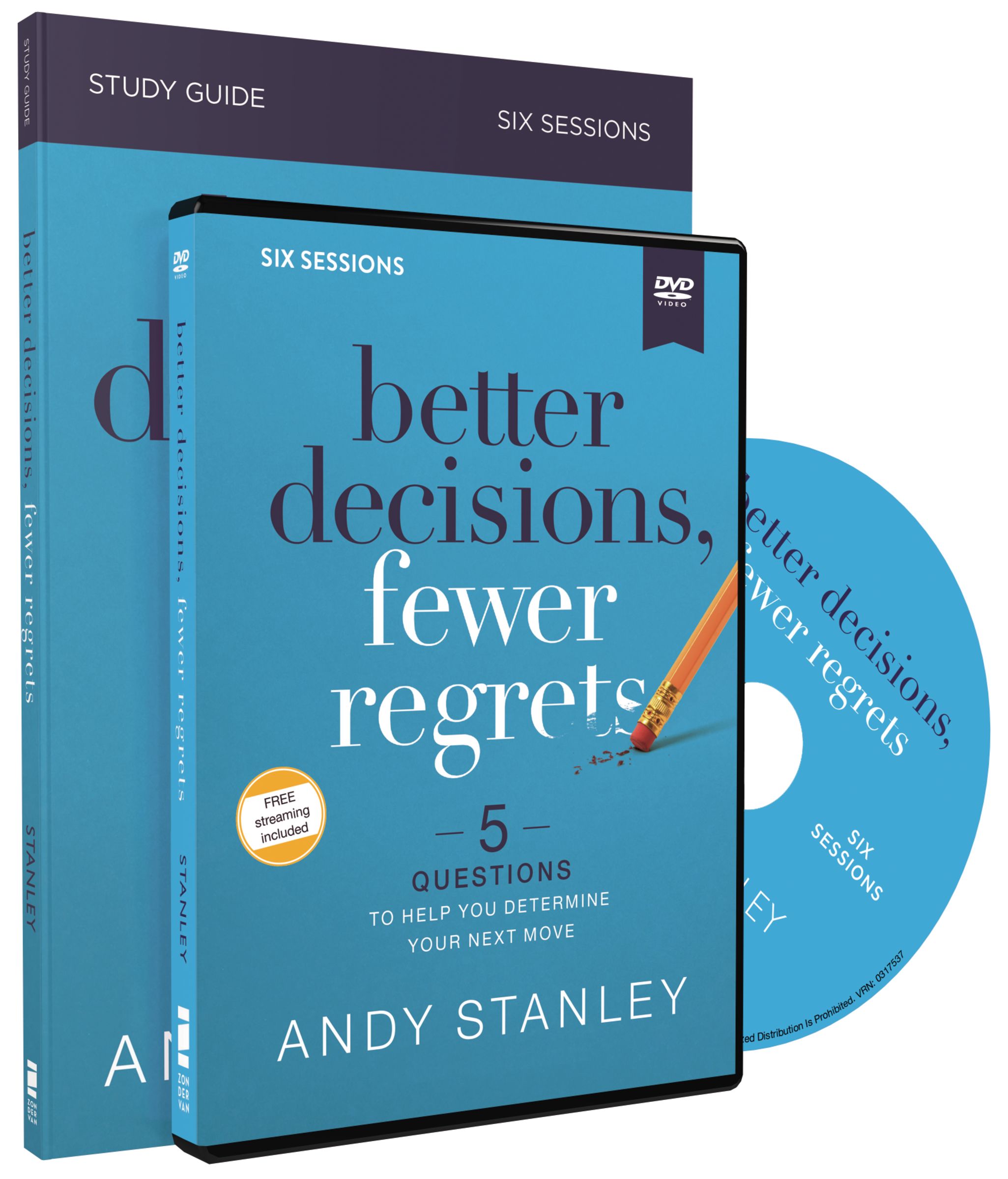 Better Decisions, Fewer Regrets Study Guide with DVD: 5 Questions to ...
