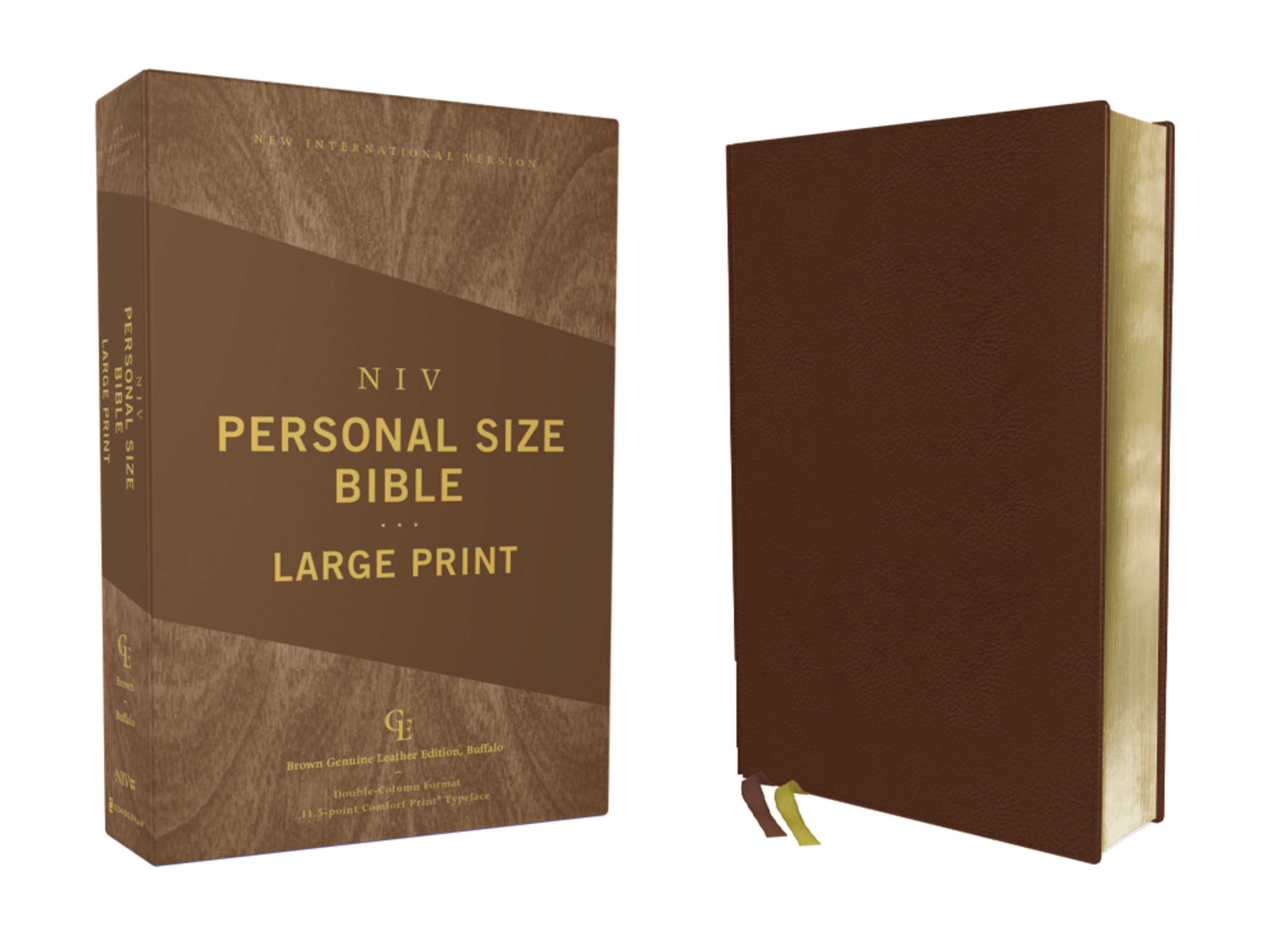 NIV Personal Size Bible Large Print Genuine Leather Buffalo Brown niv-personal-size-bible-large-print-genuine-leather-buffalo-brown