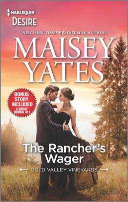 The Rancher's Wager & Take Me, Cowboy book cover