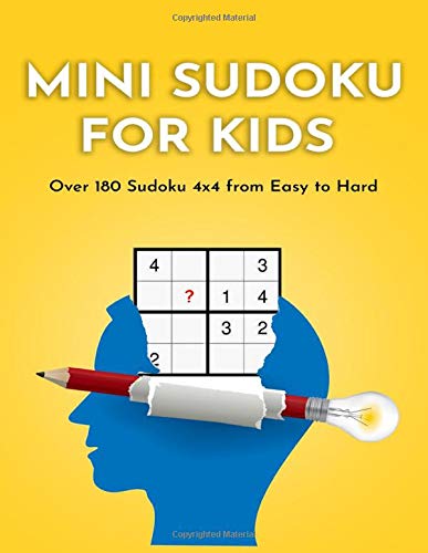 Mini Sudoku For Kids Over 180 Sudoku 4x4 From Easy To Hard By Mini 