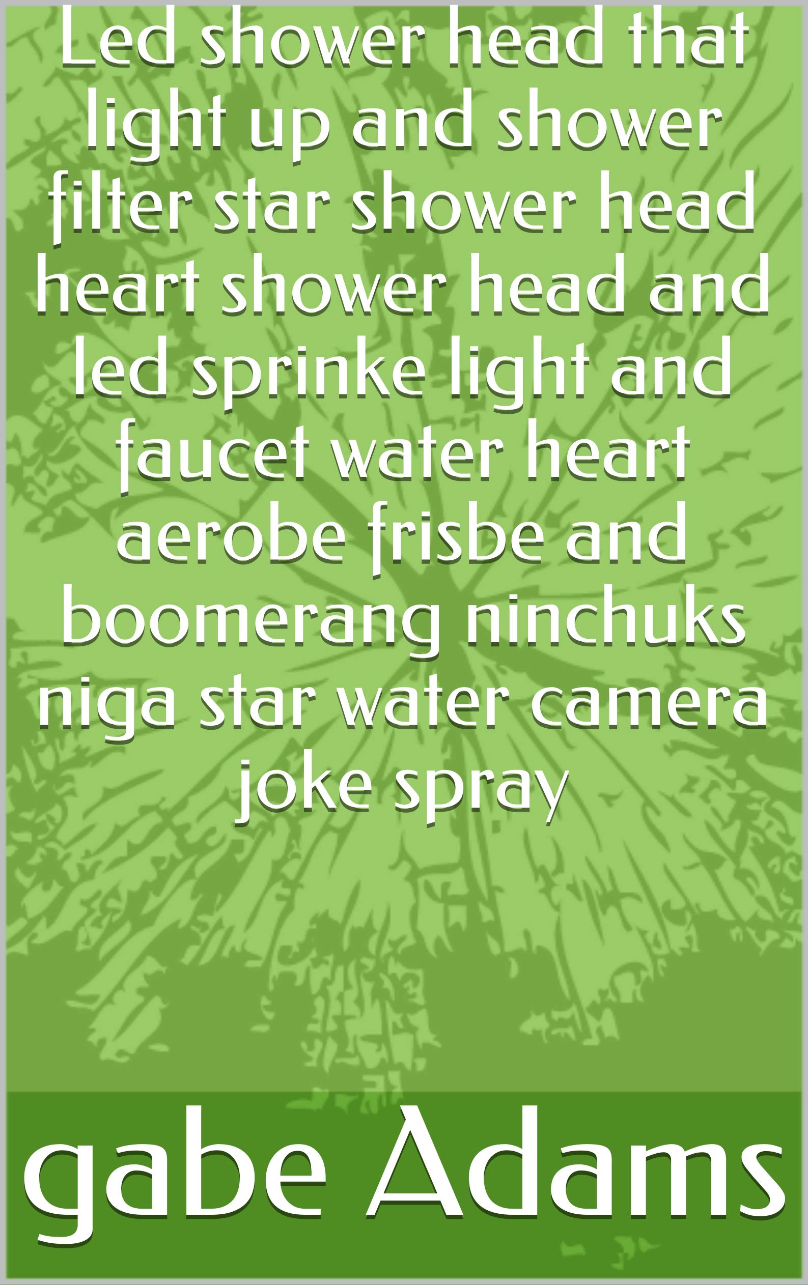 Led shower head that light up and shower filter star shower head heart