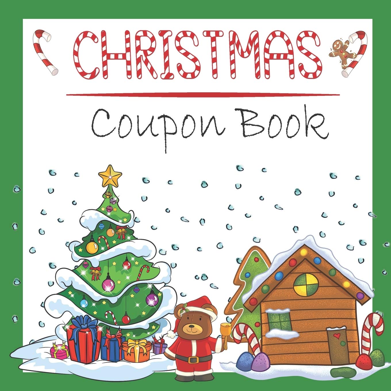 Christmas Coupon Book 30 Full Color Gift Coupons / Gingerbread House